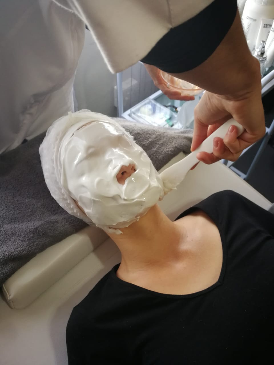 Facial treatment training at Helderberg School of Beauty in Somerset West